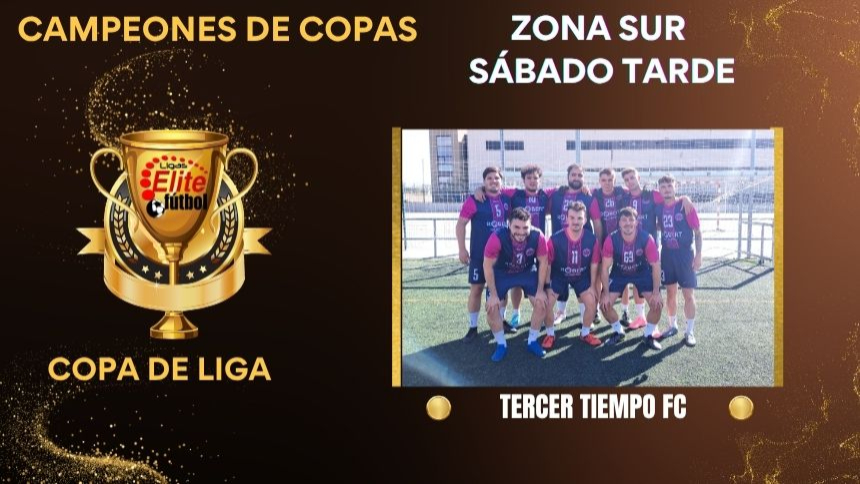 CAMPEÓN DE COPA. ZONA SUR SÁBADO TARDE